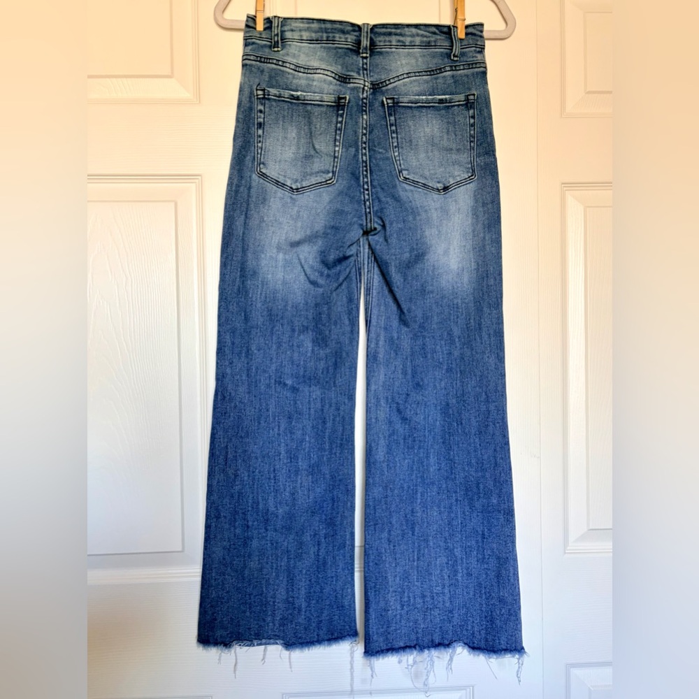 TNR Indigo Blue High-Waisted Ankle Jeans — Size 24 - Picture 5 of 7
